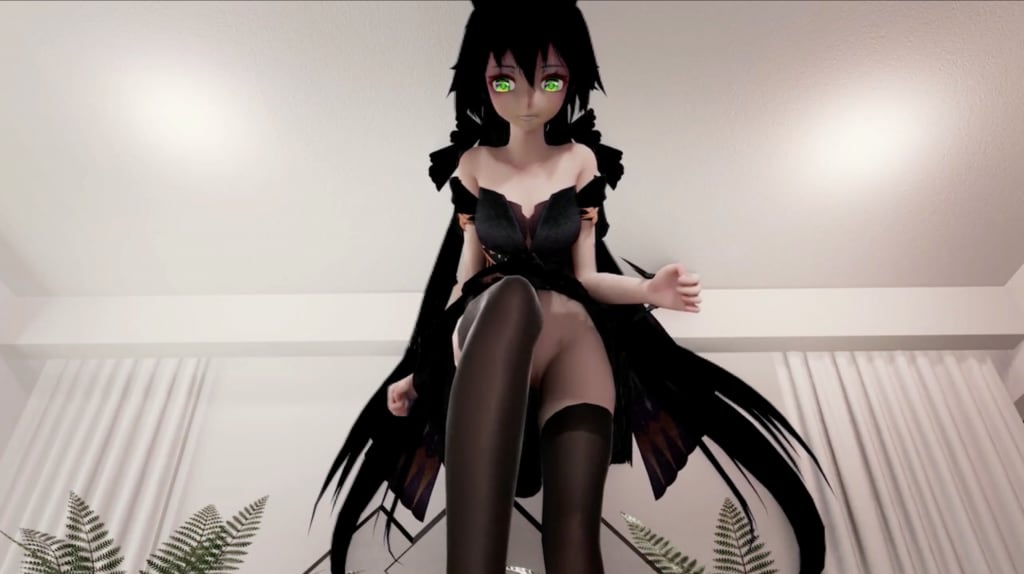 【3D】黑发洛天依裸舞
